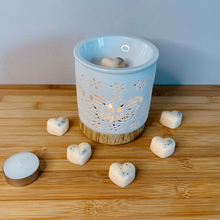 Load image into Gallery viewer, White Butterfly Wax Burner