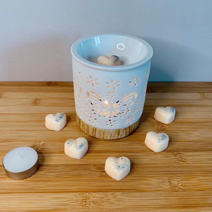 White Butterfly Wax Burner