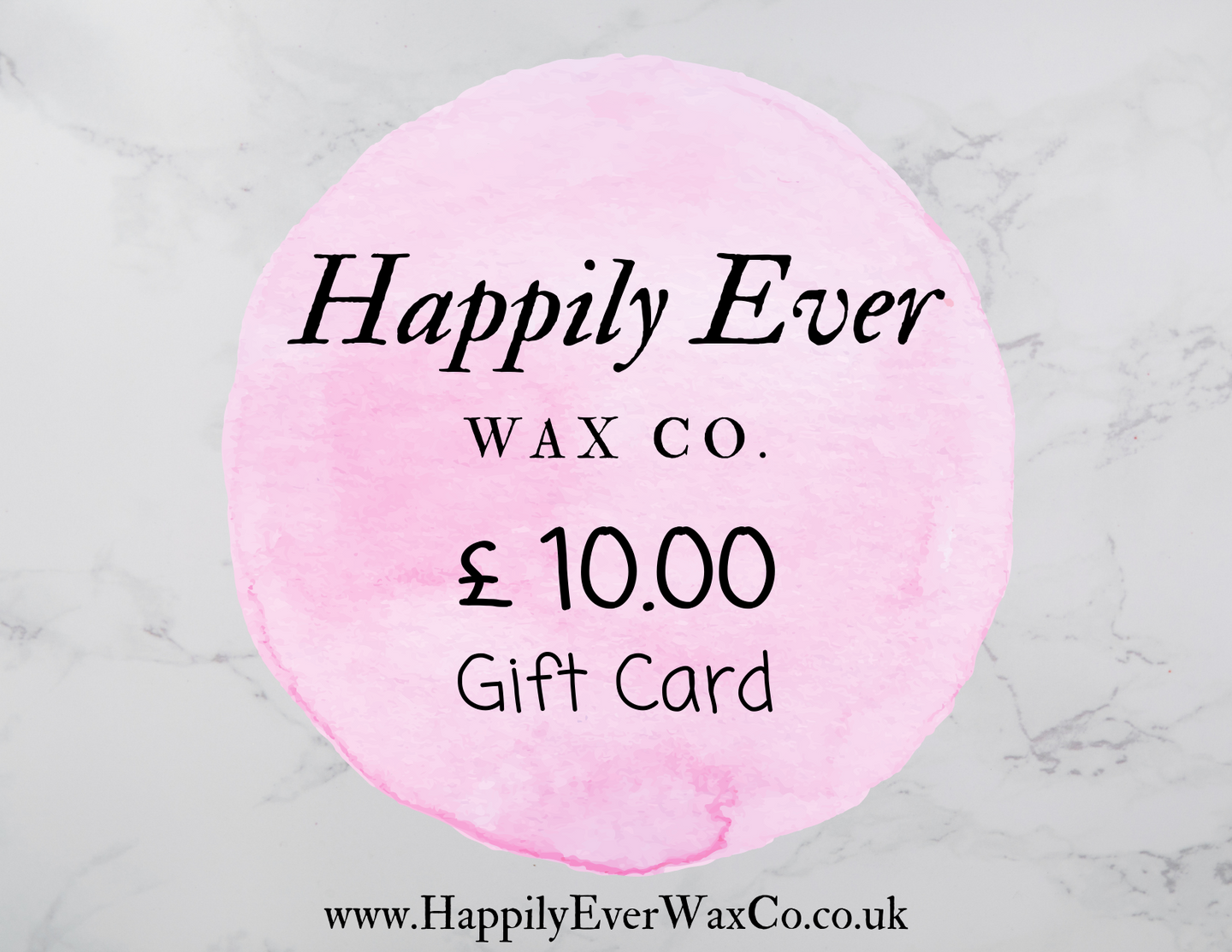 Happily Ever Wax Co Gift Cards!