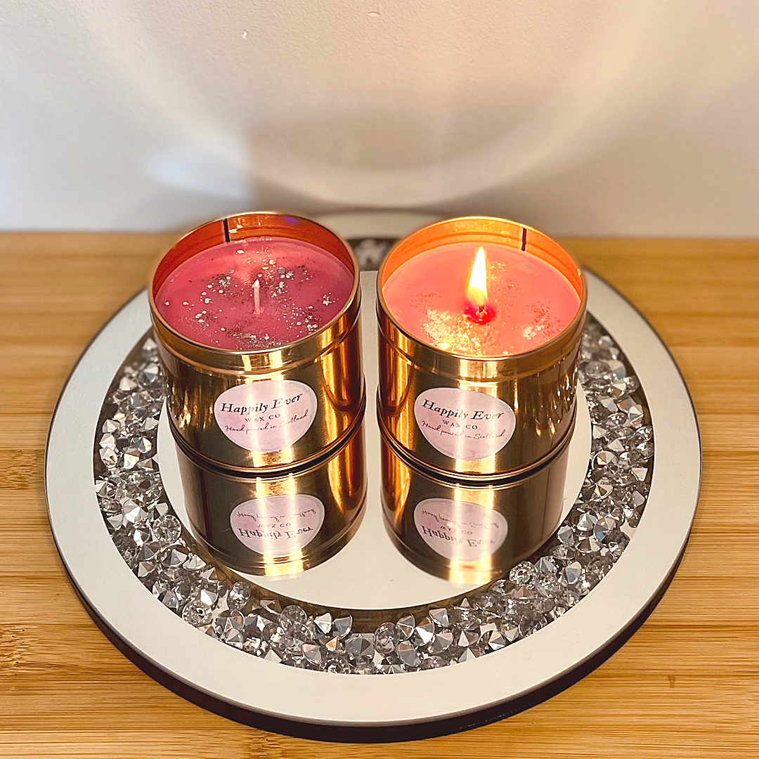 Rhubarb & Rose Candle