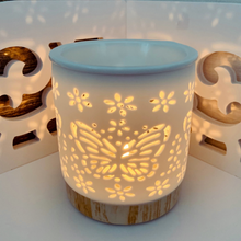 Load image into Gallery viewer, White Butterfly Wax Burner
